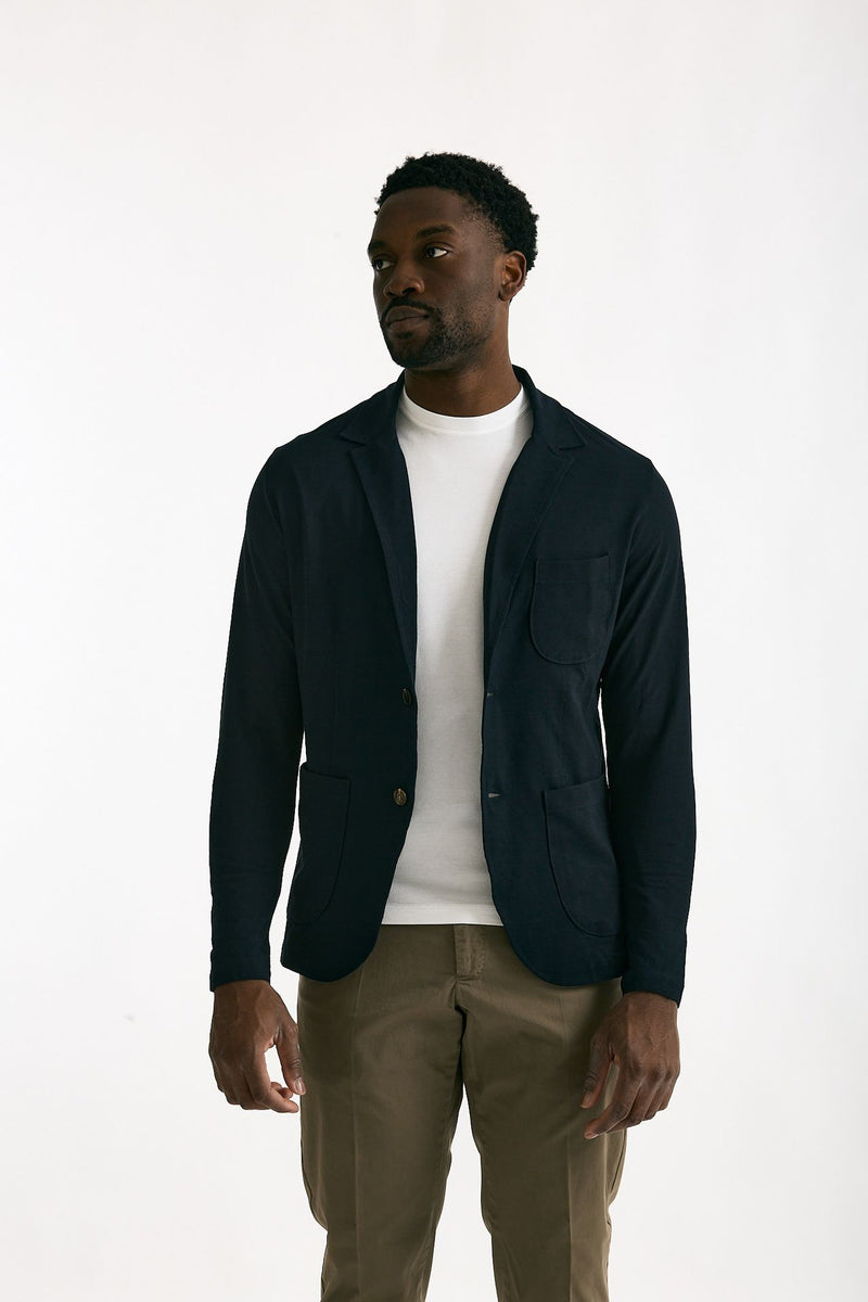 Giacca in cotone blu Icecotton men Zanone - 1