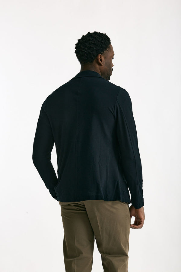 Giacca in cotone blu Icecotton men Zanone