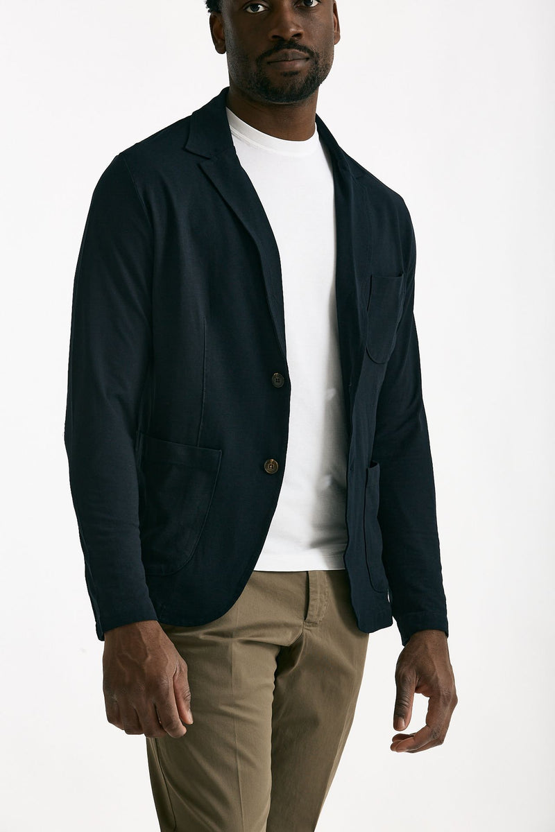 Giacca in cotone blu Icecotton men Zanone - 3