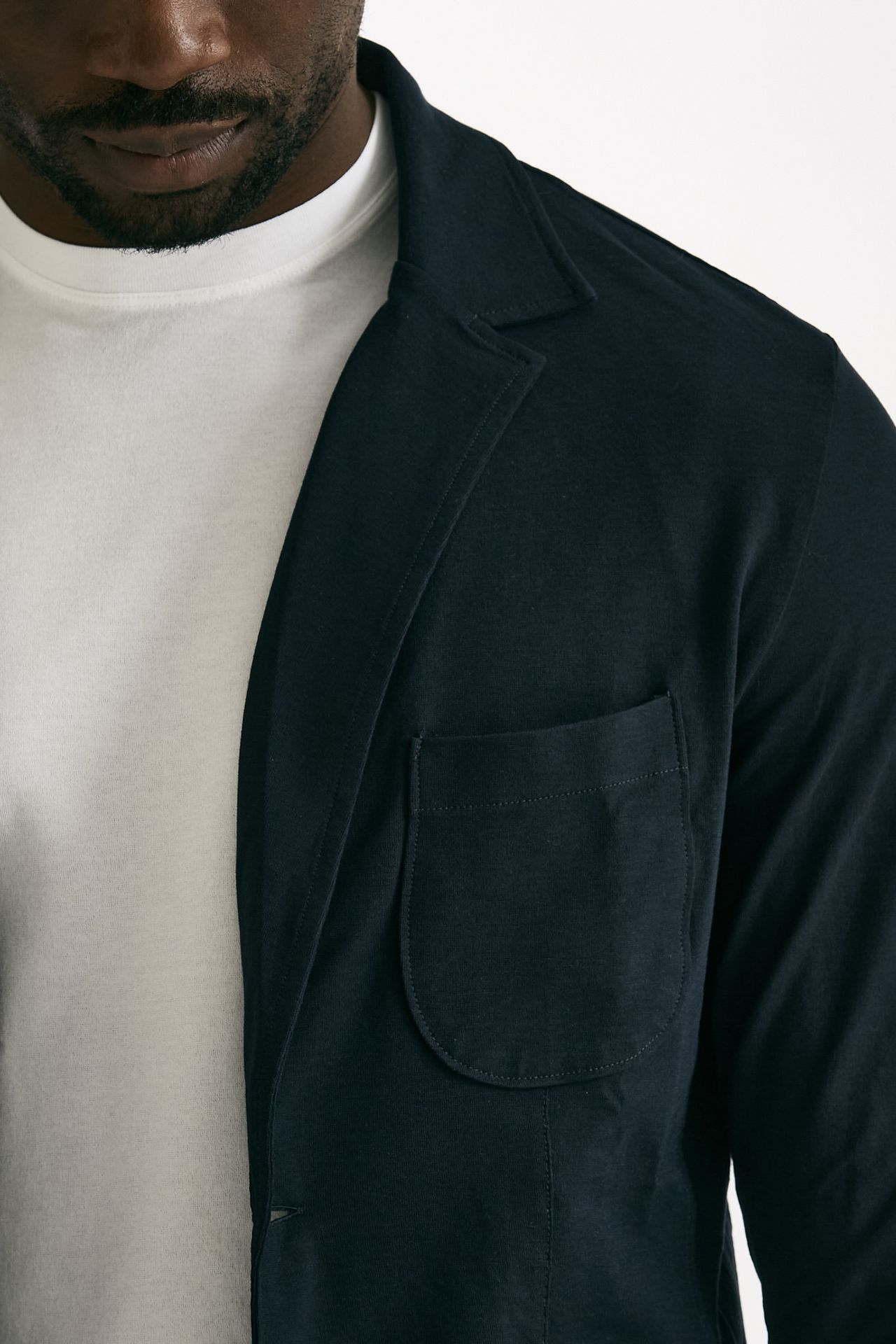 Giacca in cotone blu Icecotton men Zanone - 5