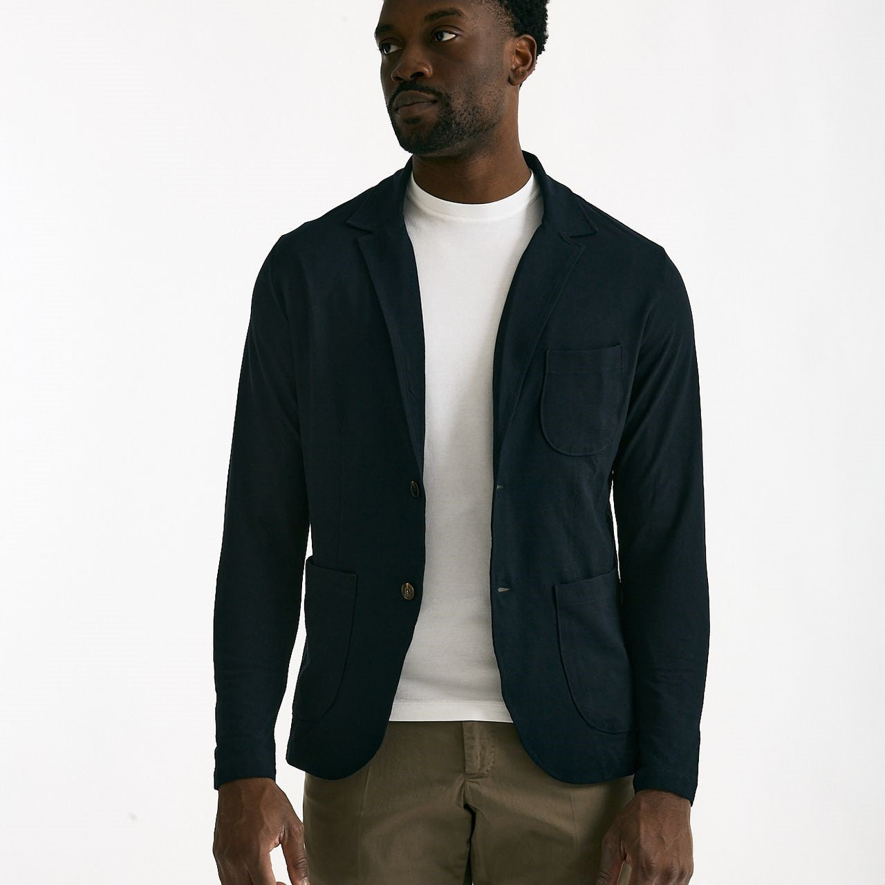 Giacca in cotone blu Icecotton men Zanone - 7