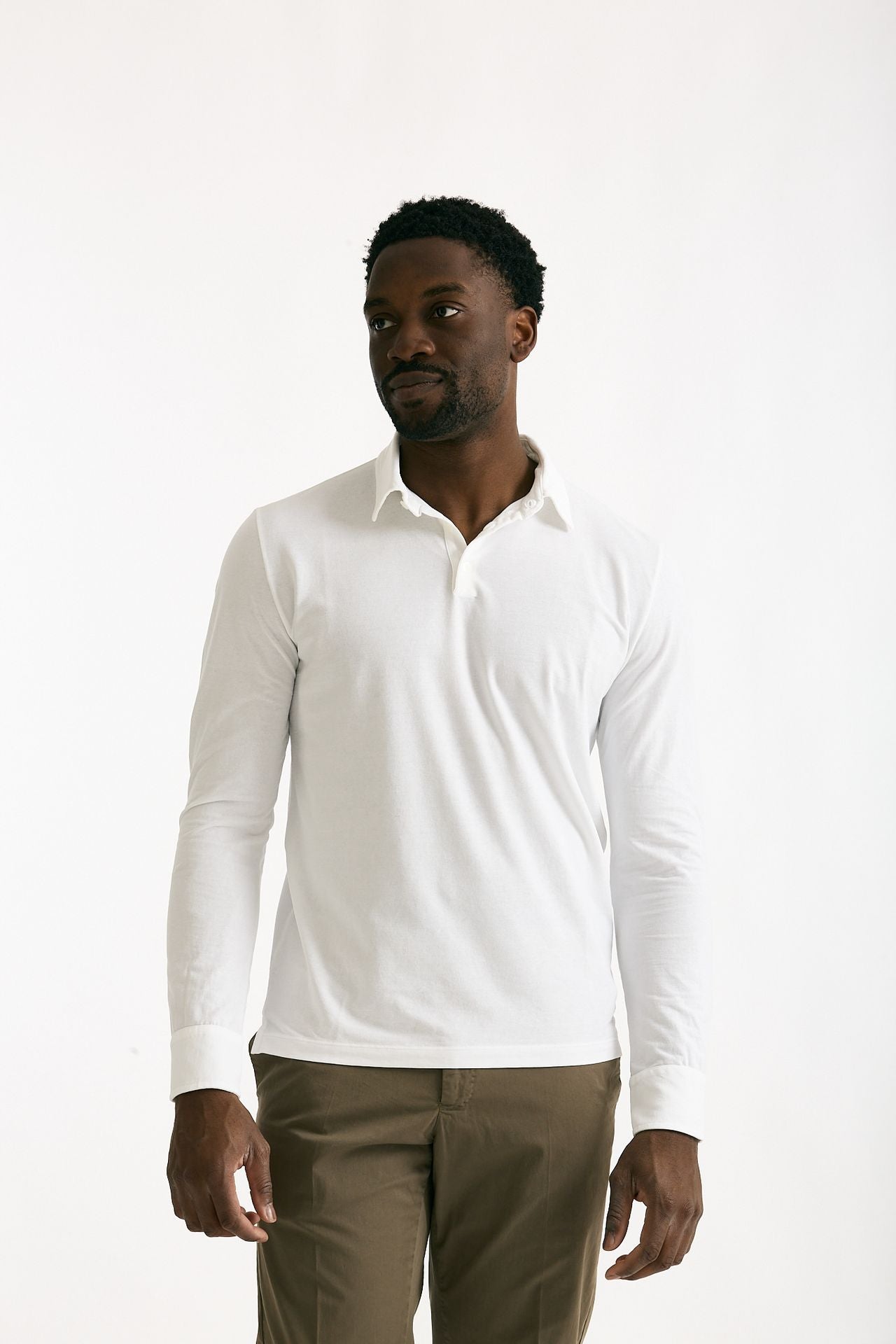 Polo in cotone bianco Icecotton men Zanone - 1