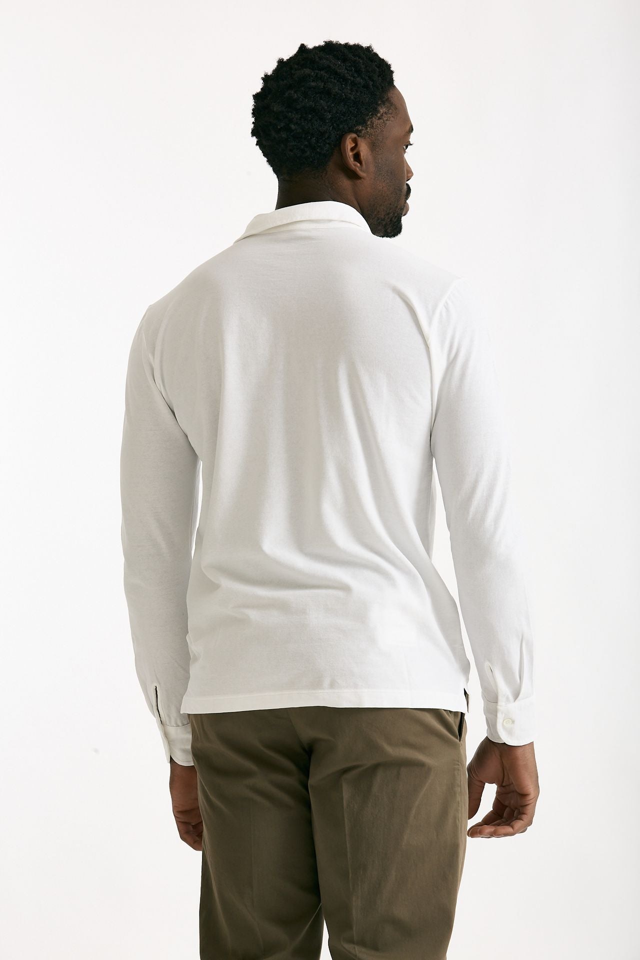 Polo in cotone bianco Icecotton men Zanone - 3