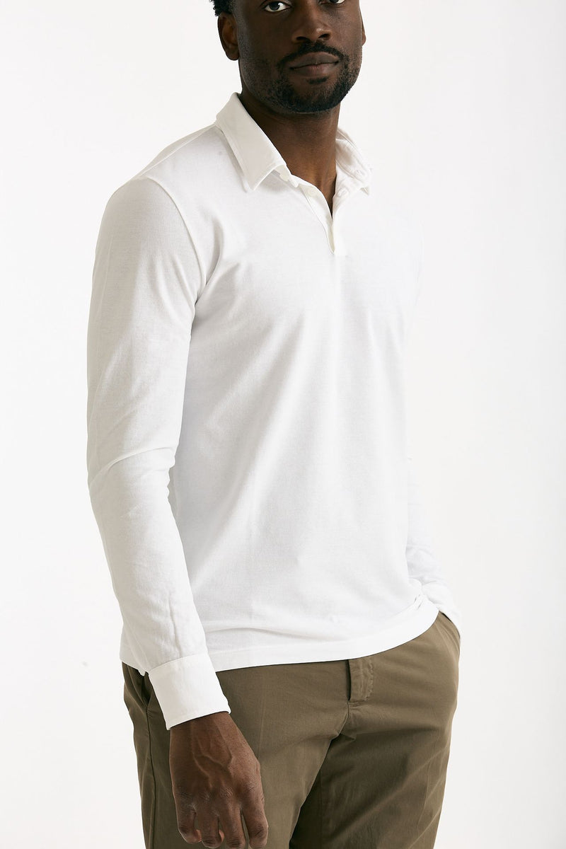 Polo in cotone bianco Icecotton men Zanone - 4