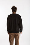 Maglia in lana nero Scollo a V men Atomo factory - 4
