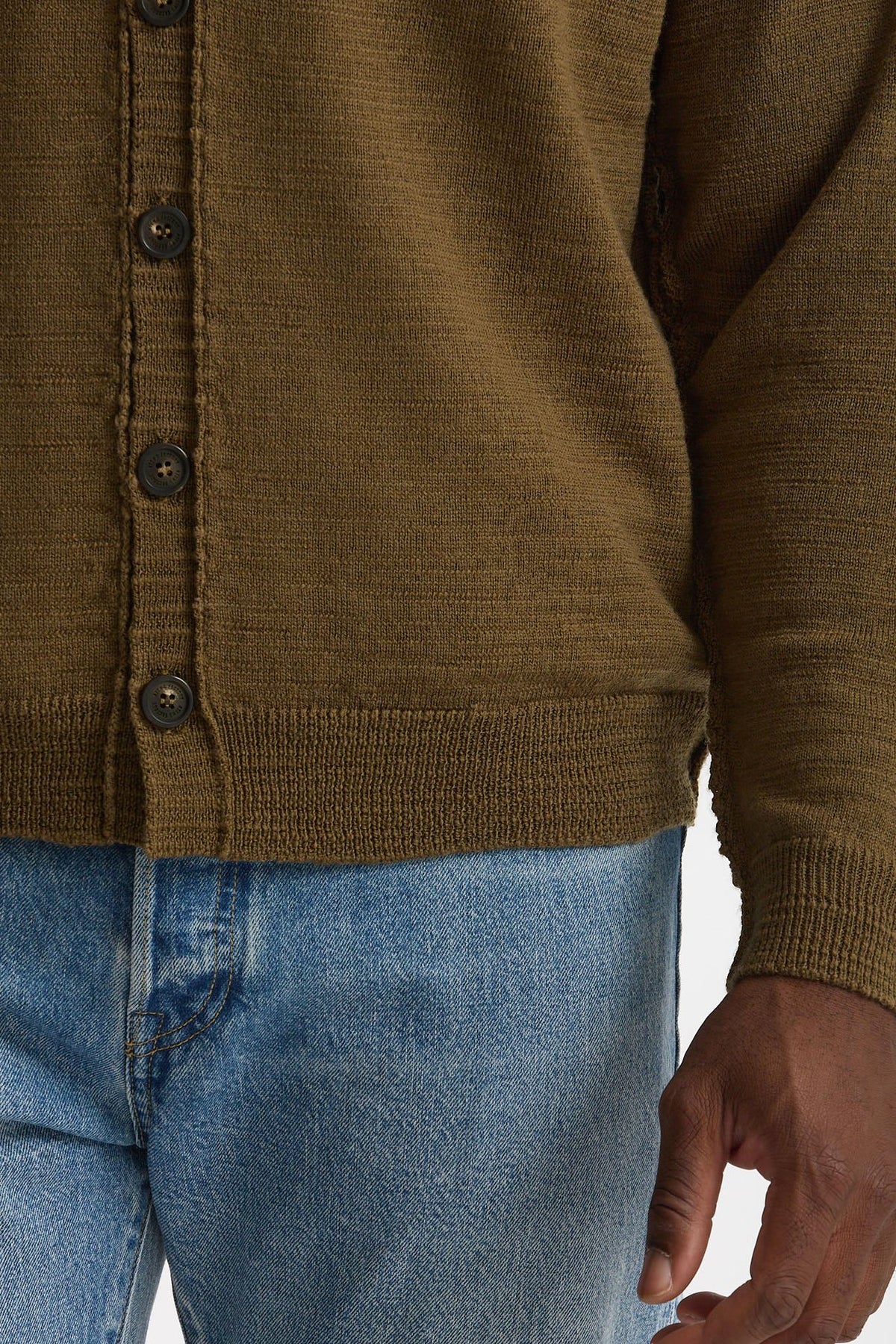 Cardigan in lana verde men Atomo factory - 6