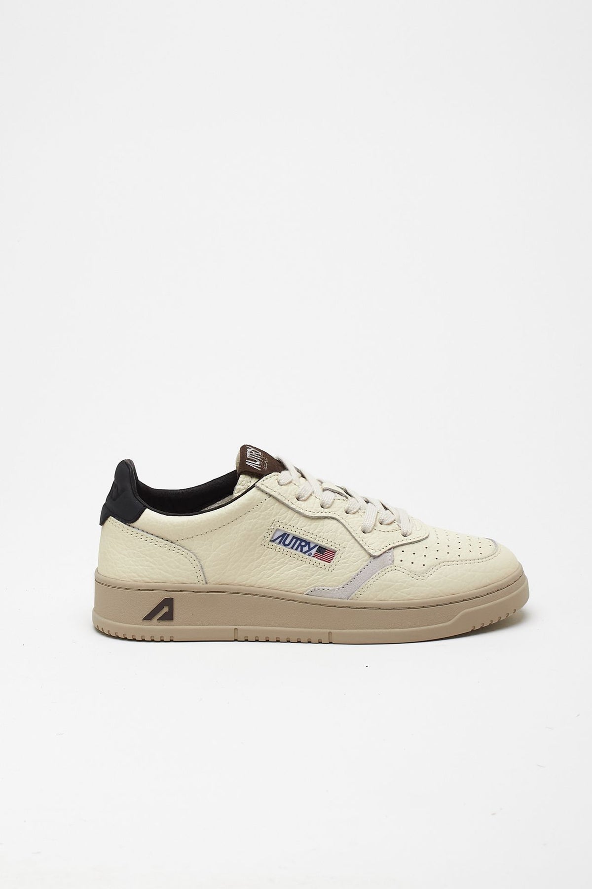 Sneakers MEDALIST LOW-AULM-LE15 in pelle martellata men Autry - 1