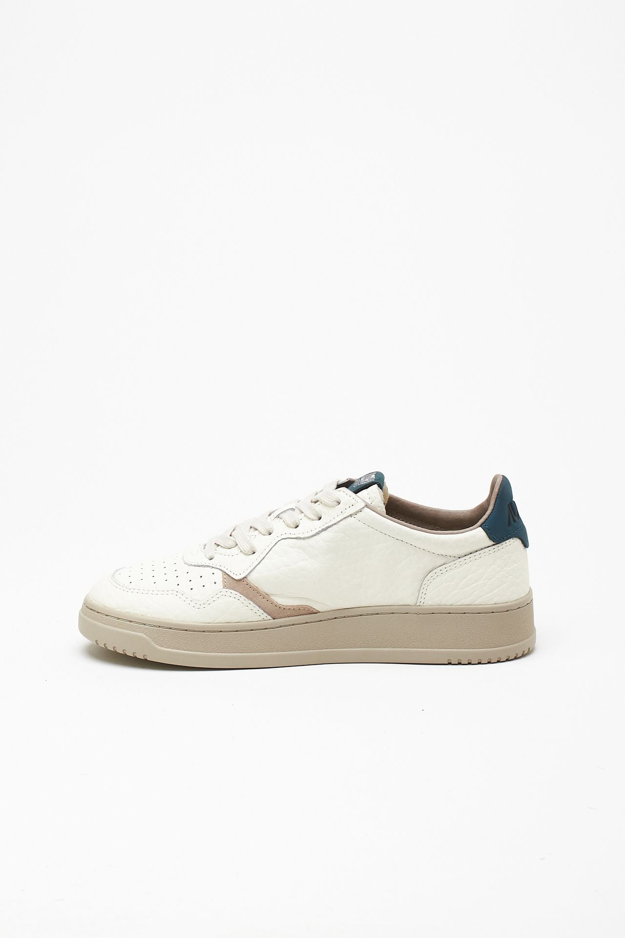 Sneakers MEDALIST LOW-AULM-NE18 in pelle martellata men Autry - 4