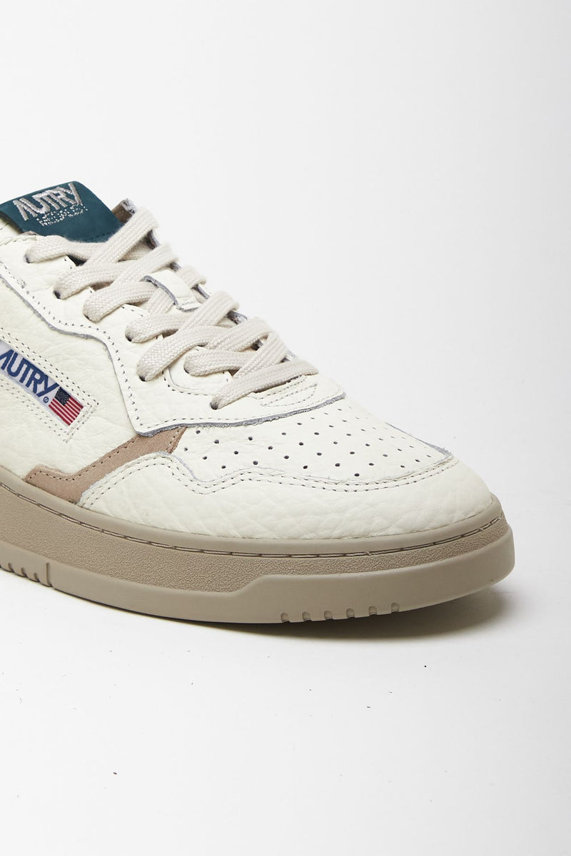 Sneakers MEDALIST LOW-AULM-NE18 in pelle martellata men Autry - 5