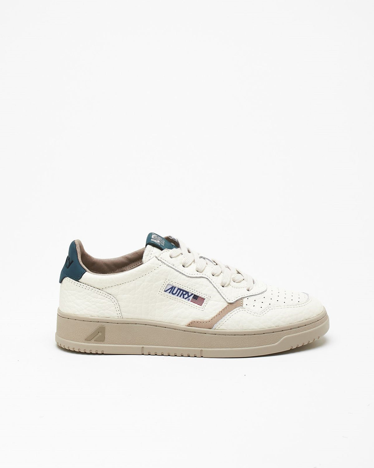 Sneakers MEDALIST LOW-AULM-NE18 in pelle martellata men Autry - 8