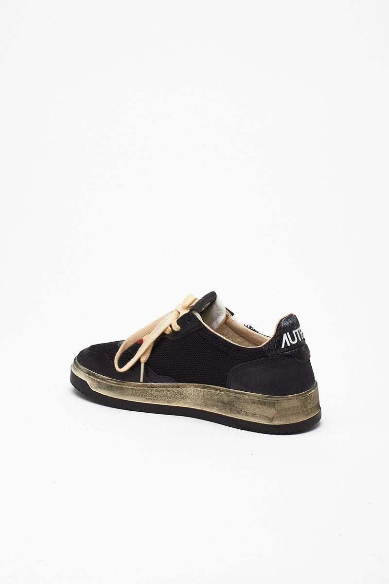 Sneakers SUPER VINTAGE-AULM-KH01 in pelle e mesh men Autry - 3
