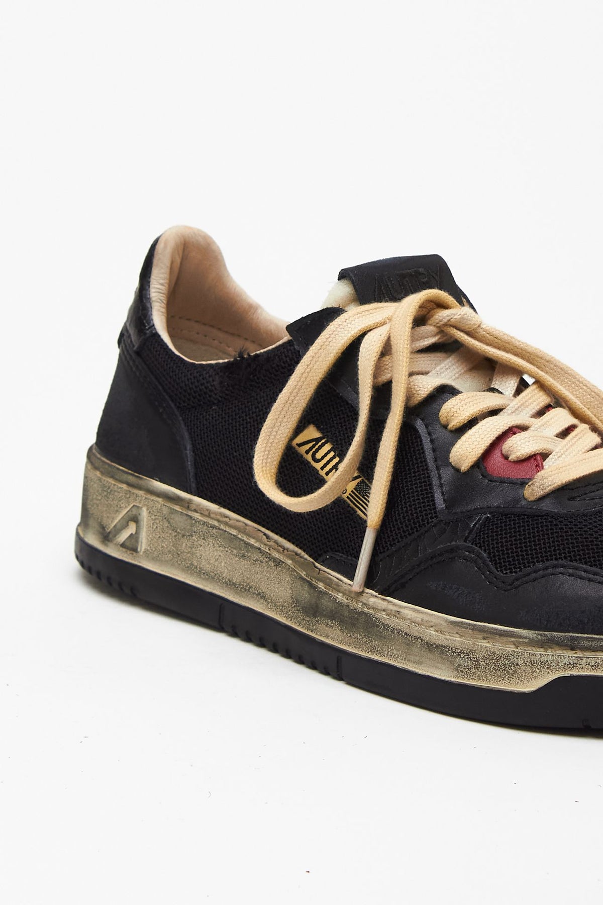 Sneakers SUPER VINTAGE-AULM-KH01 in pelle e mesh men Autry - 5
