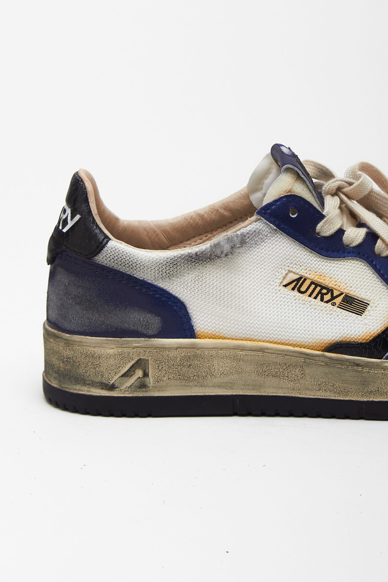 Sneakers SUPER VINTAGE-AULM-KH03 in pelle e mesh men Autry - 6