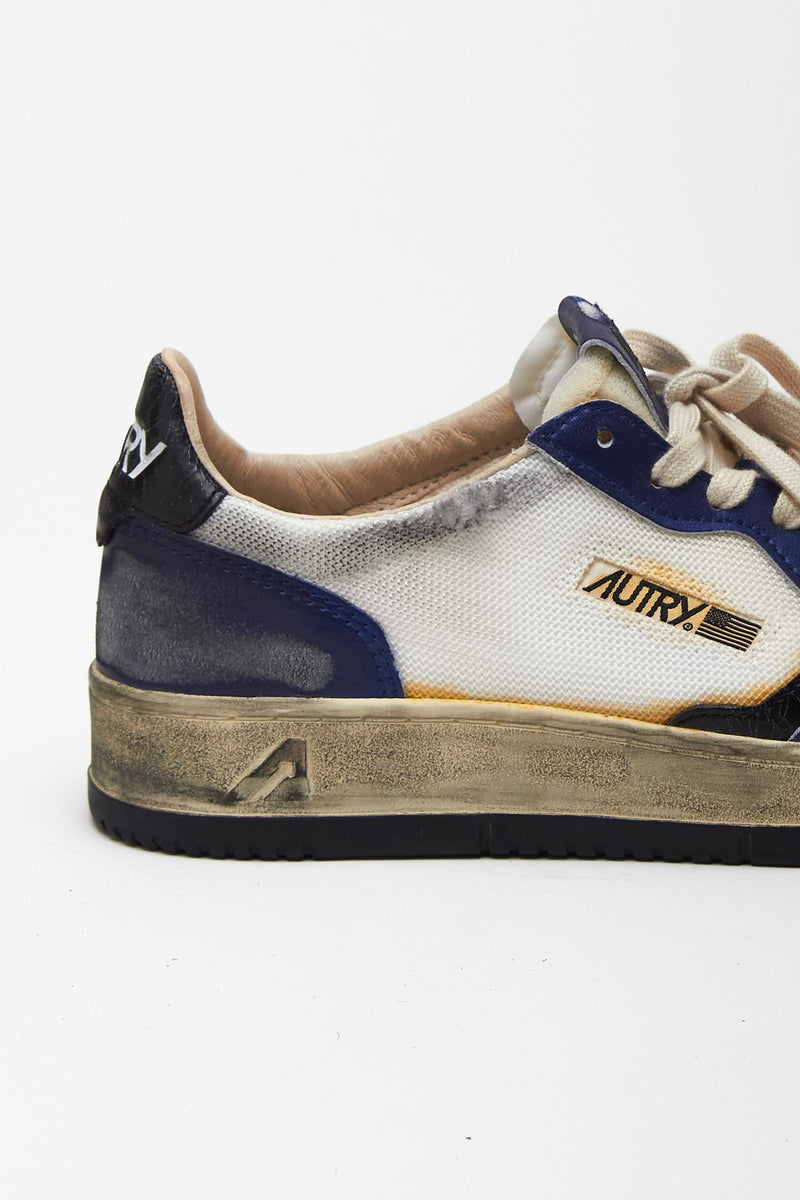 Sneakers SUPER VINTAGE-AULM-KH03 in pelle e mesh men Autry - 6