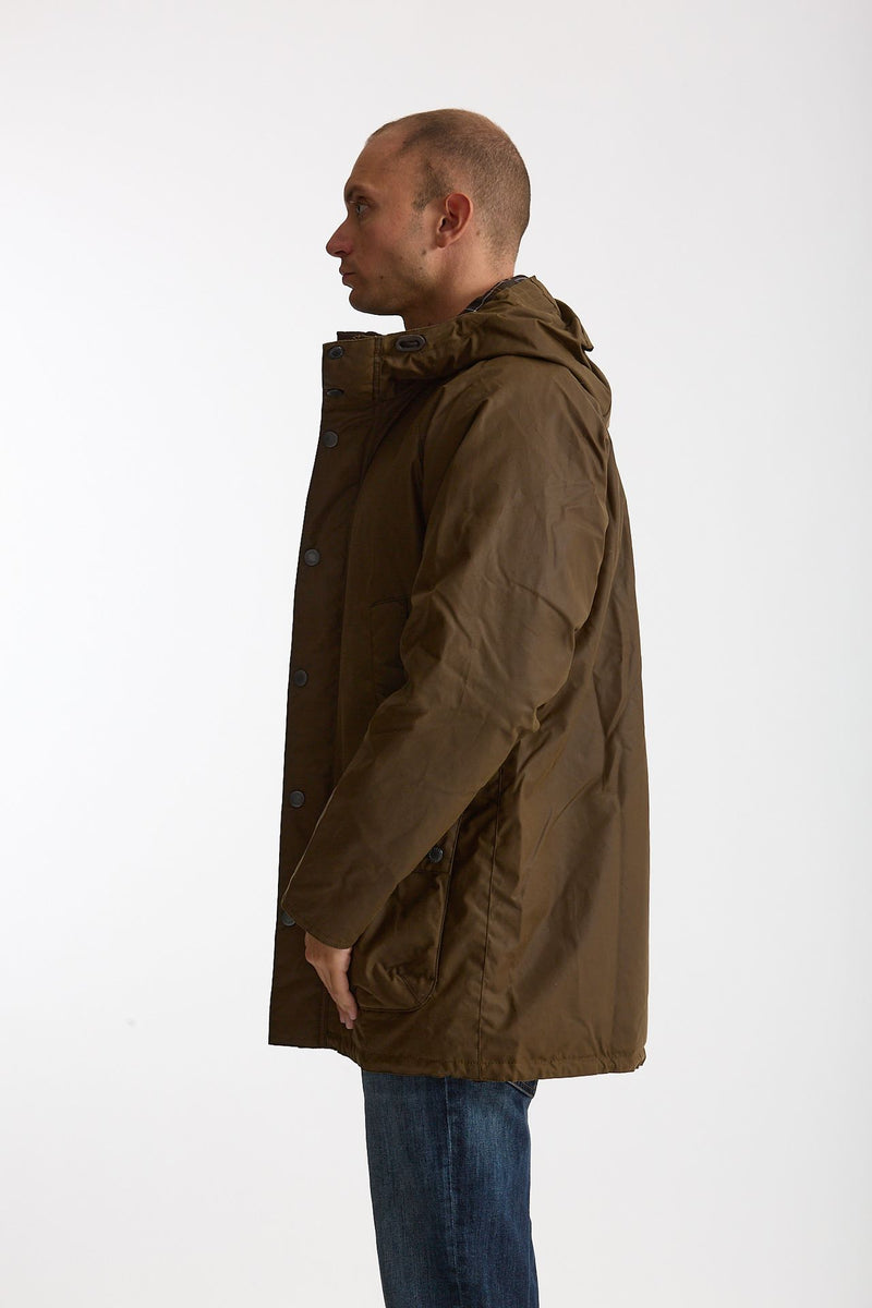 Parka BEDALE WAX PARKA in cotone cerato brown men Barbour - 4