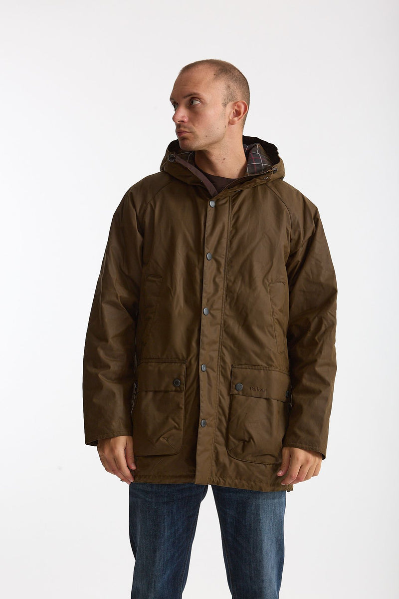 Parka BEDALE WAX PARKA in cotone cerato brown men Barbour - 7