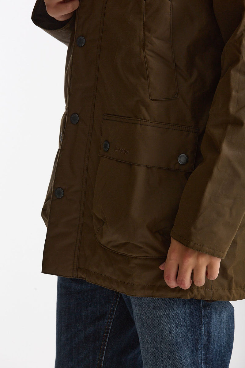 Parka BEDALE WAX PARKA in cotone cerato brown men Barbour - 2