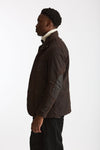 Field jacket OGSTON WAX JACKET in cotone cerato marrone scuro men Barbour - 1