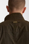Field jacket OGSTON WAX JACKET in cotone cerato olive men Barbour - 7