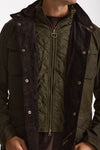 Field jacket OGSTON WAX JACKET in cotone cerato olive men Barbour - 2