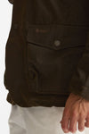 Field jacket OGSTON WAX JACKET in cotone cerato olive men Barbour - 10