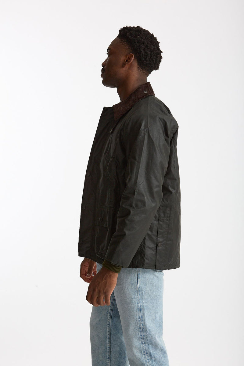 Giacca BEDALE WAX JACKET in cotone cerato sage-verde men Barbour - 1