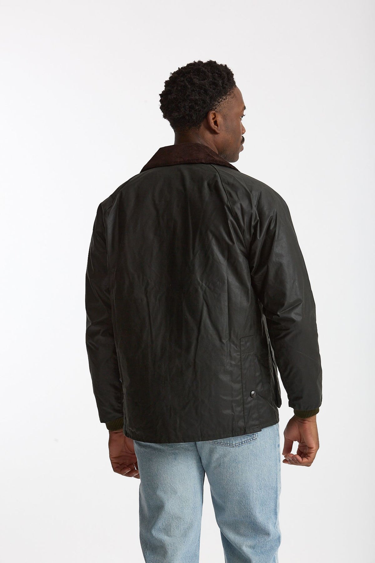 Giacca BEDALE WAX JACKET in cotone cerato sage-verde men Barbour - 3