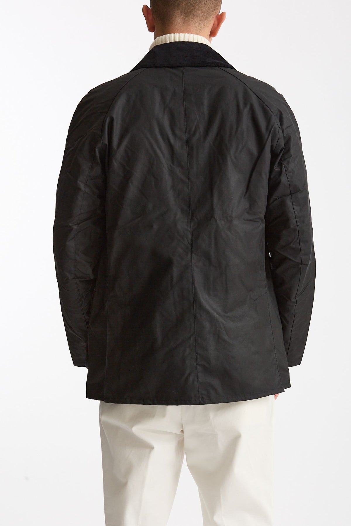 Giacca in cotone ASHBY WAX JACKET cerato blu men Barbour - 4