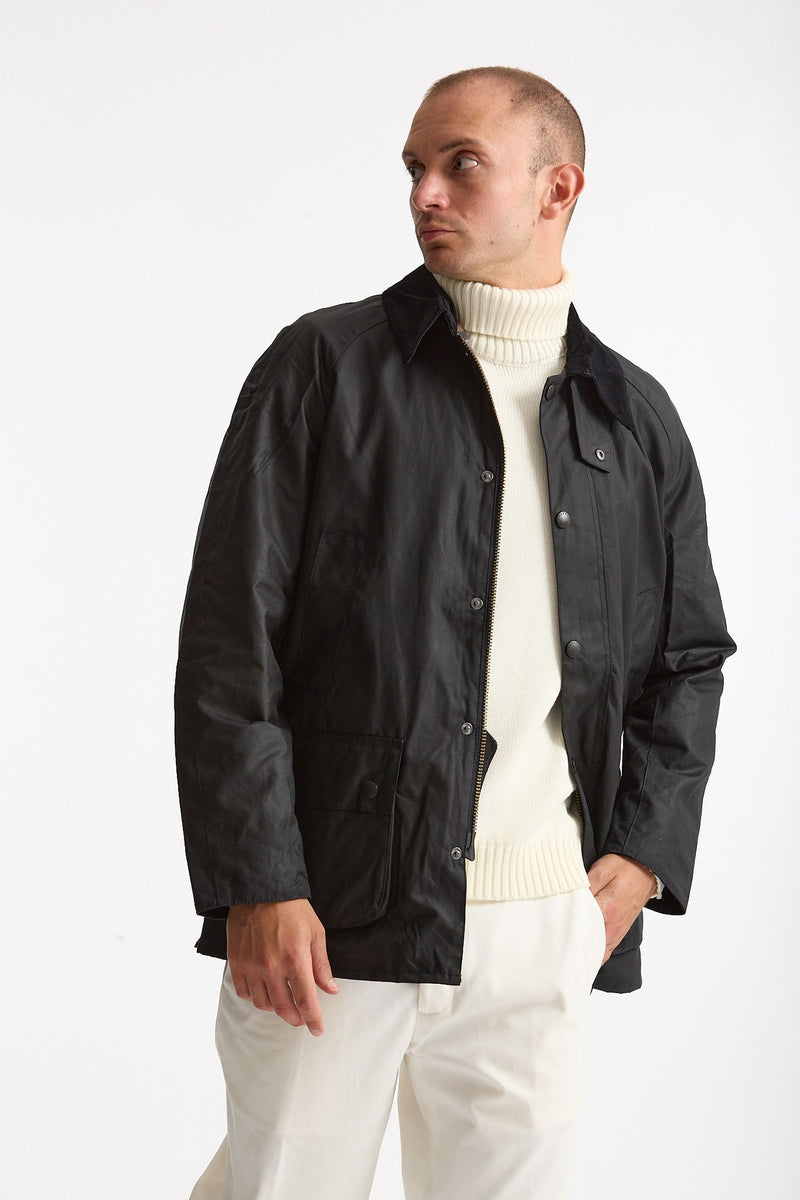 Giacca in cotone ASHBY WAX JACKET cerato blu men Barbour - 5