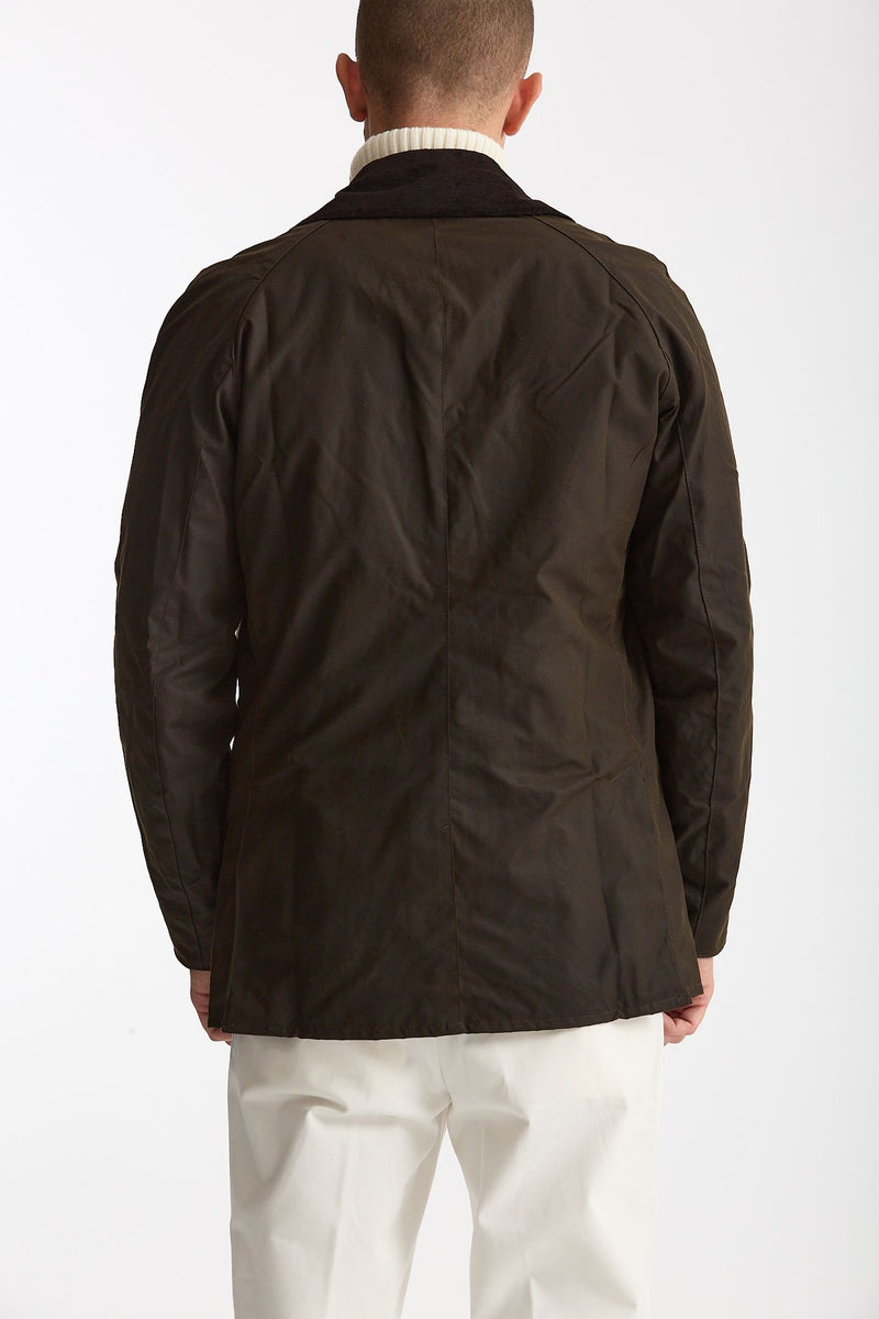 Giacca in cotone ASHBY WAX JACKET cerato olive men Barbour - 5