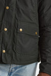 Giubbino REELIN WAX JACKET in cotone cerato sage-verde men Barbour - 5