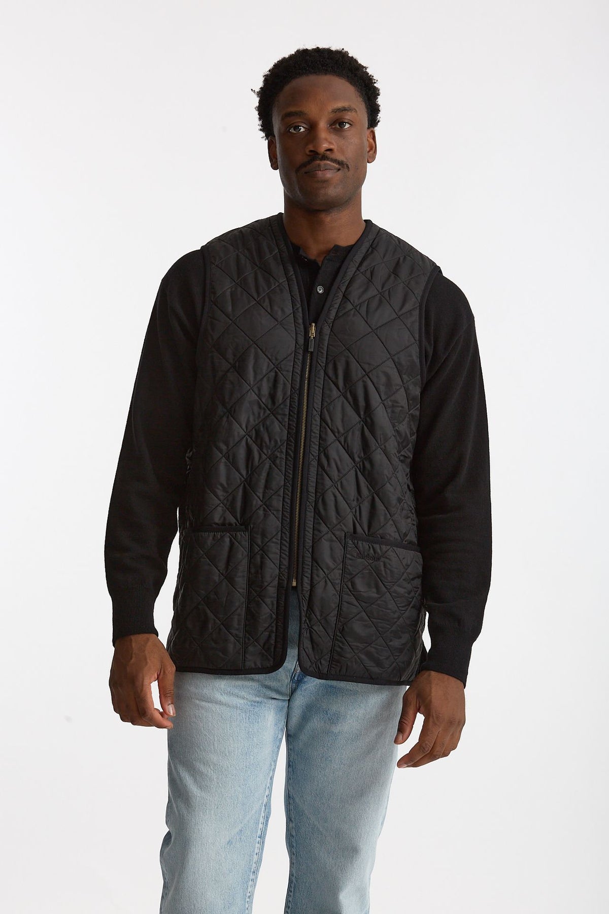 Gilet trapuntato POLARQUILT nero men Barbour - 1
