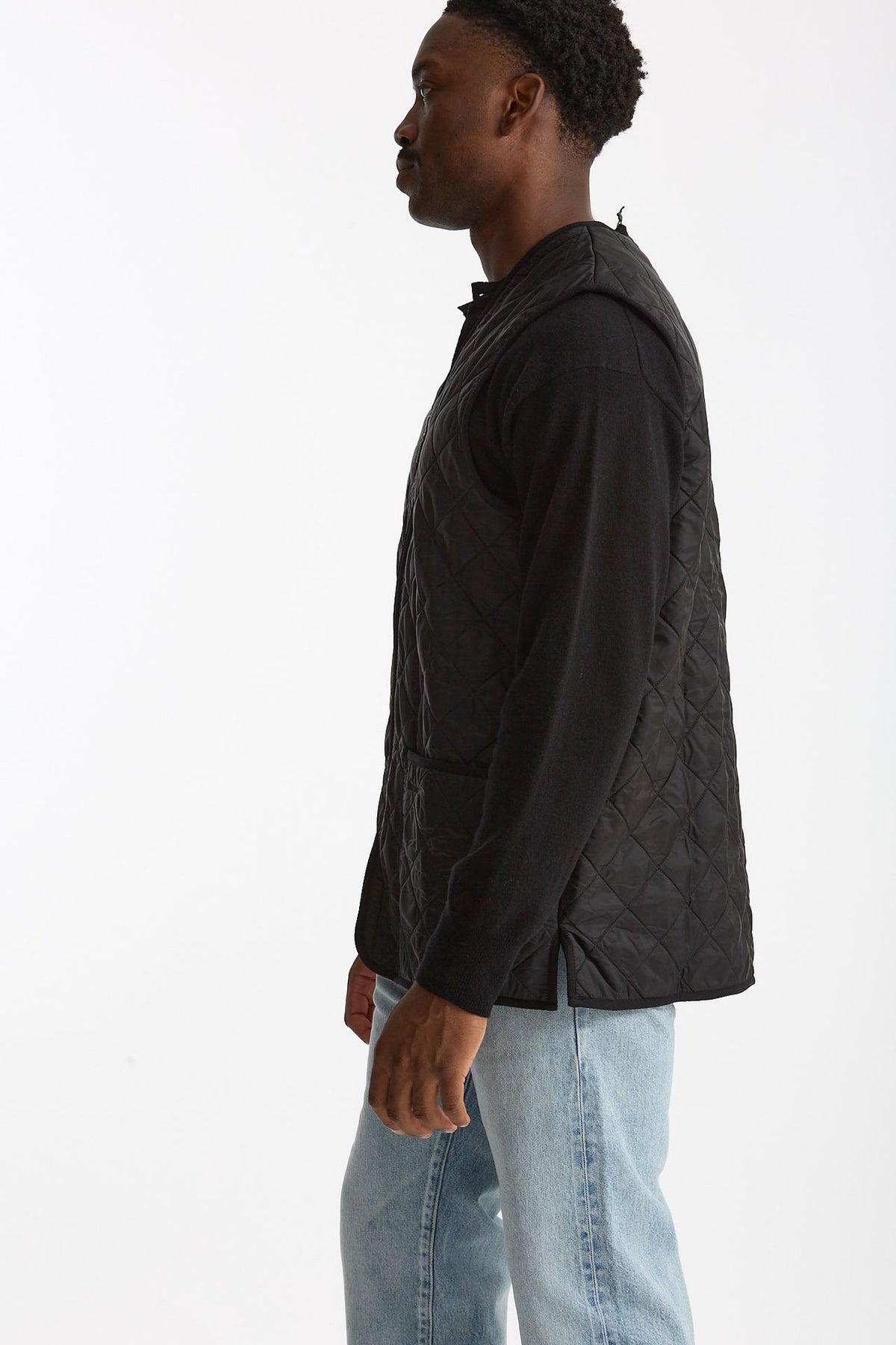 Gilet trapuntato POLARQUILT nero men Barbour - 3
