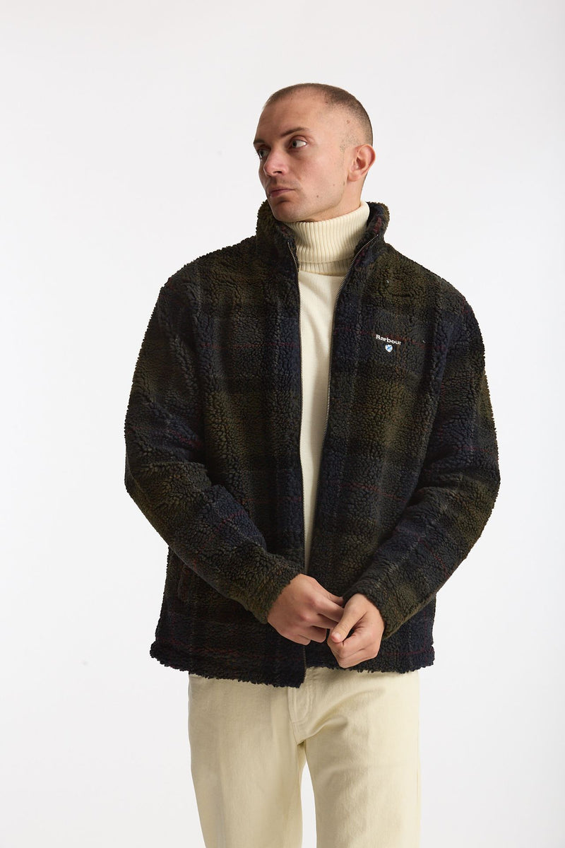 Giubbino pile Shadow classic tartan men Barbour - 2