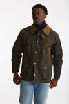 Giacca DESERTDALE WAX in cotone cerato verde men Barbour - 6