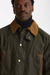 Giacca DESERTDALE WAX in cotone cerato verde men Barbour - 7