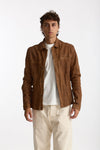 Giubbino in pelle lavata cammello men Giorgio brato - 2