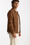 Giubbino in pelle lavata cammello men Giorgio brato - 3