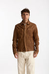 Giubbino in pelle lavata cammello men Giorgio brato - 8
