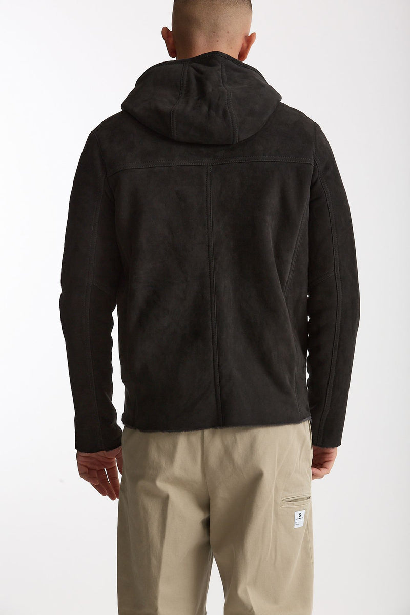 Giubbino in shearling grigio men Giorgio brato - 3