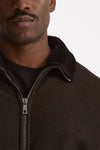 Giubbino in shearling marrone men Giorgio brato - 7