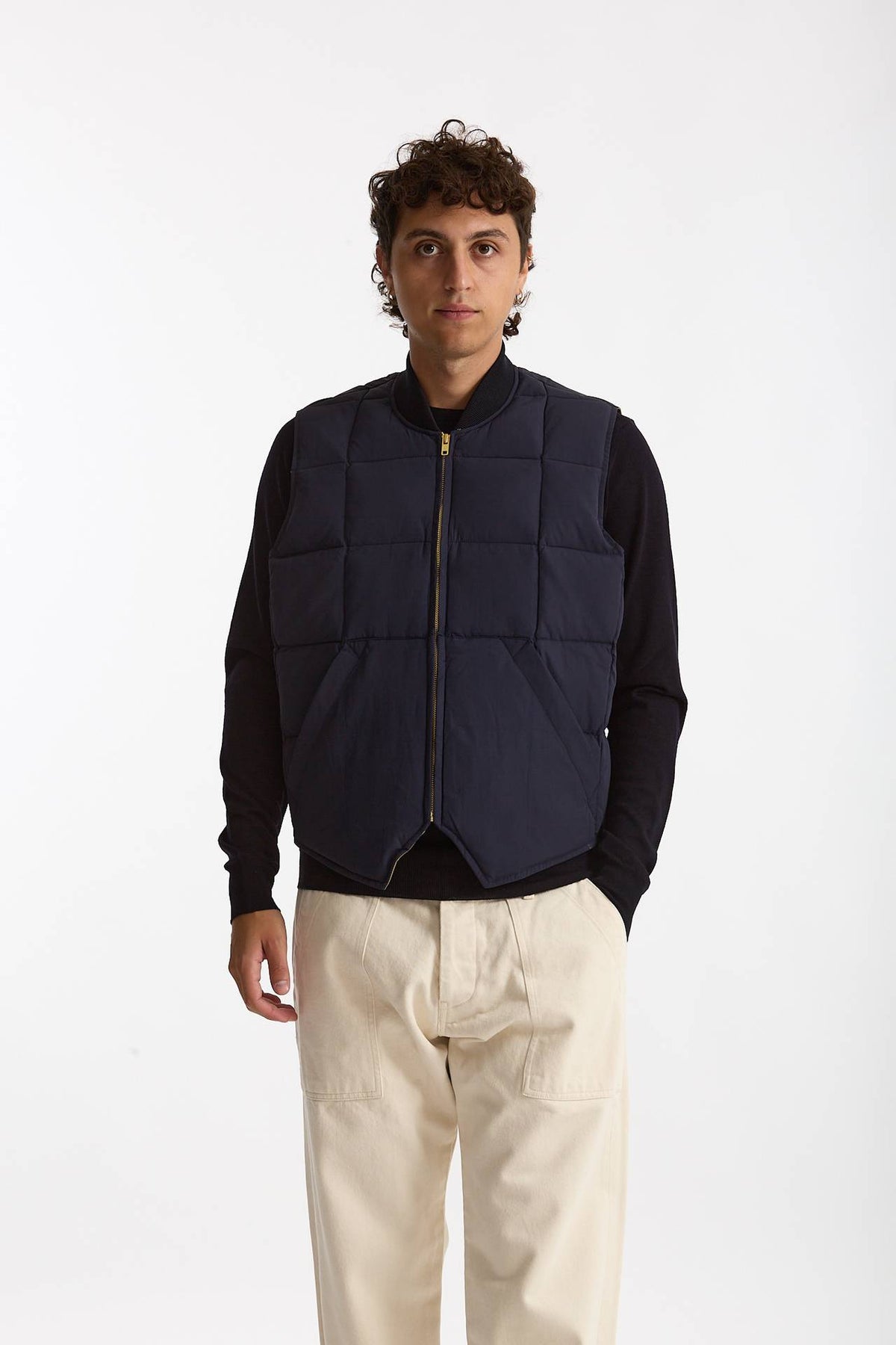 Gilet trapuntato SEATTLE blu men Chesapeake's - 2