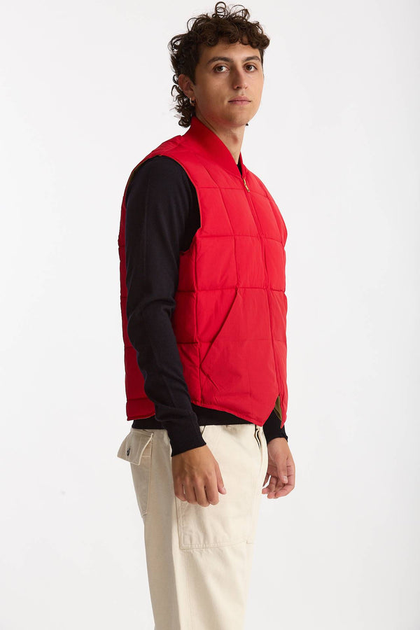 Gilet trapuntato SEATTLE rosso men Chesapeake's