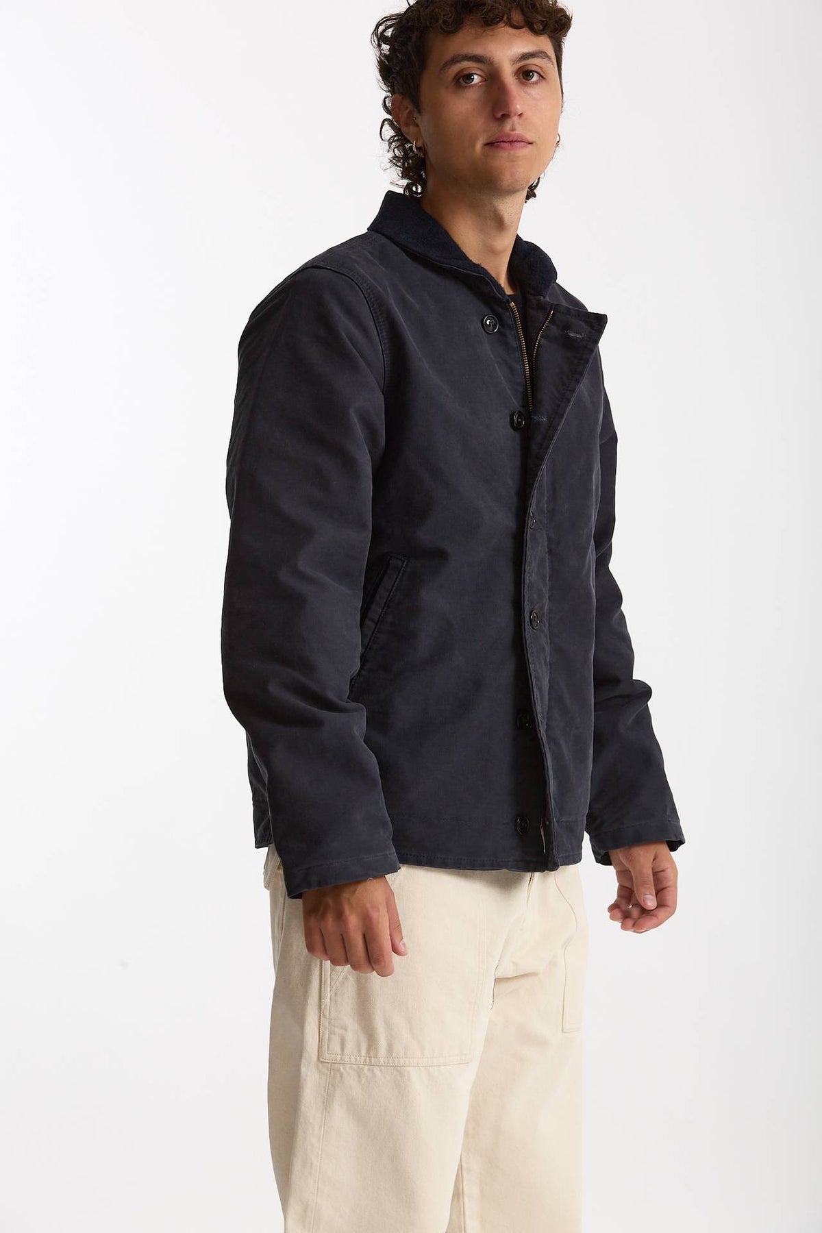Giubbino foderato DECK JACKET blu men Chesapeake's - 2