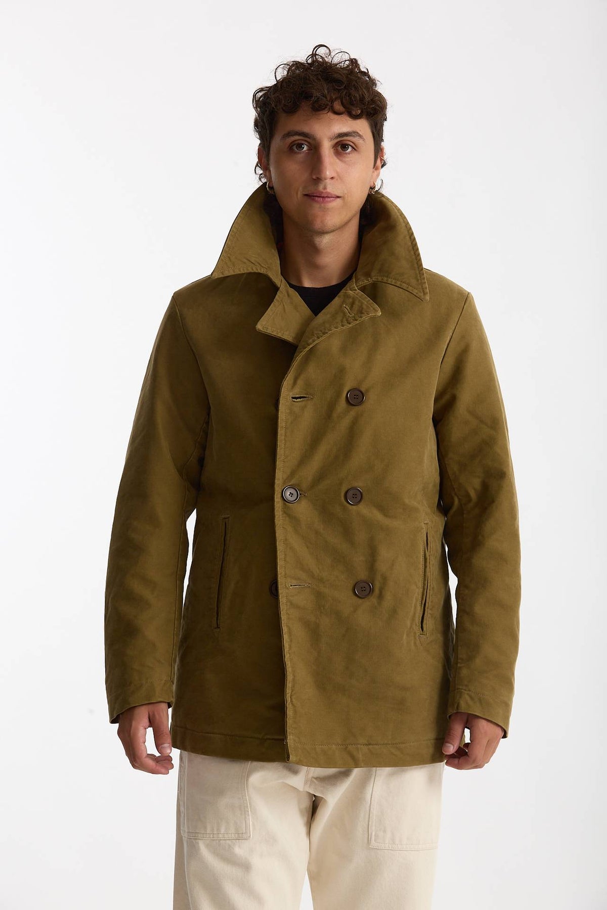 Peacoat imbottito kaki men Chesapeake's - 5