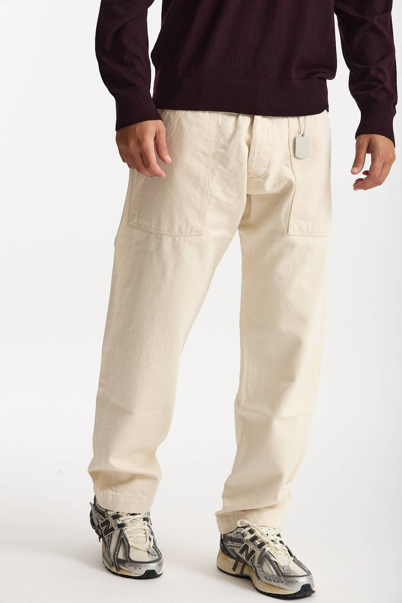 Pantalone GRAVES in cotone fermo bianco men Chesapeake's - 3