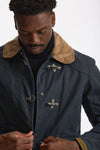 Giubbino BEDFORD WAXED fireman blu men Chesapeake's - 6