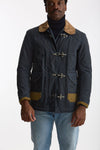 Giubbino BEDFORD WAXED fireman blu men Chesapeake's - 7