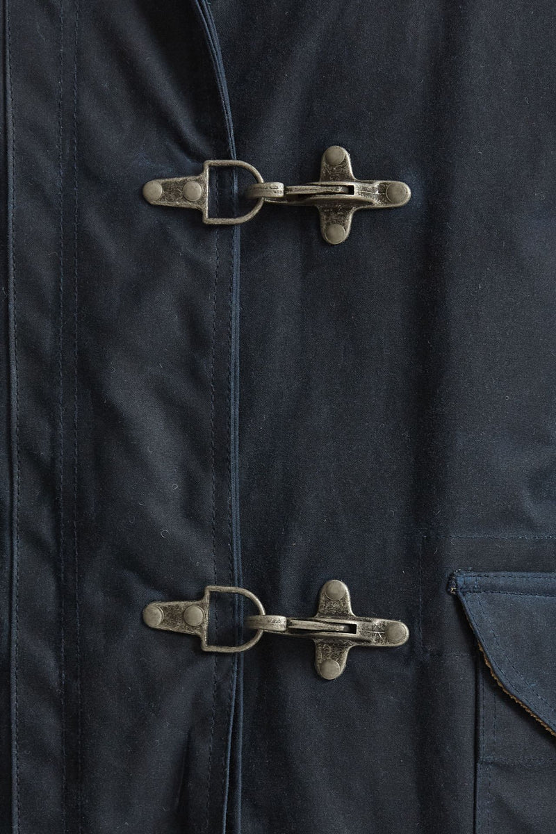 Giubbino BEDFORD WAXED fireman blu men Chesapeake's - 8