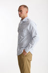 Camicia texana bianco e azzurro men Chesapeake's - 2